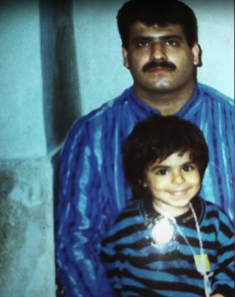 Throwback photos are not able to capture Iranian Hulk's incredible transformation into 380-pound strongman Sajad Gaharibi.