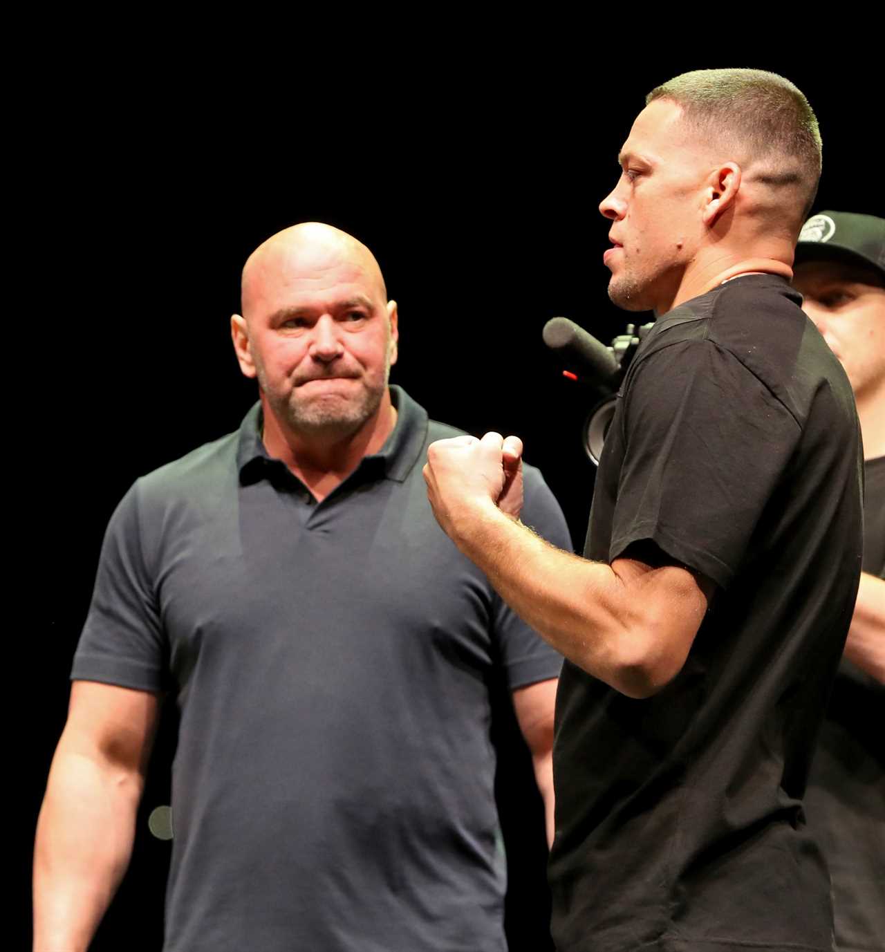 Dana White confirms that the UFC will meet with Nate Diaz to discuss a new contract, but she does not reveal that the fight between Poirier and White is going ahead