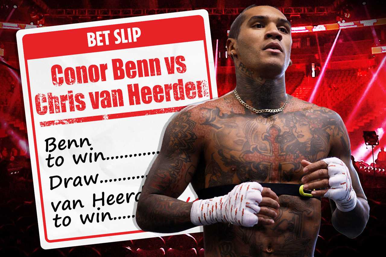 Eddie Hearn says Chris van Heerden will serve as Conor Benn’s last test before he moves up to the elite welterweight division.