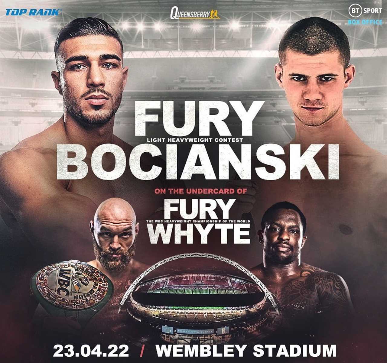 Jake Paul says he is rooting for Tommy Fury, a rival to him on Tyson Fury against Dillian Whyte's undercard