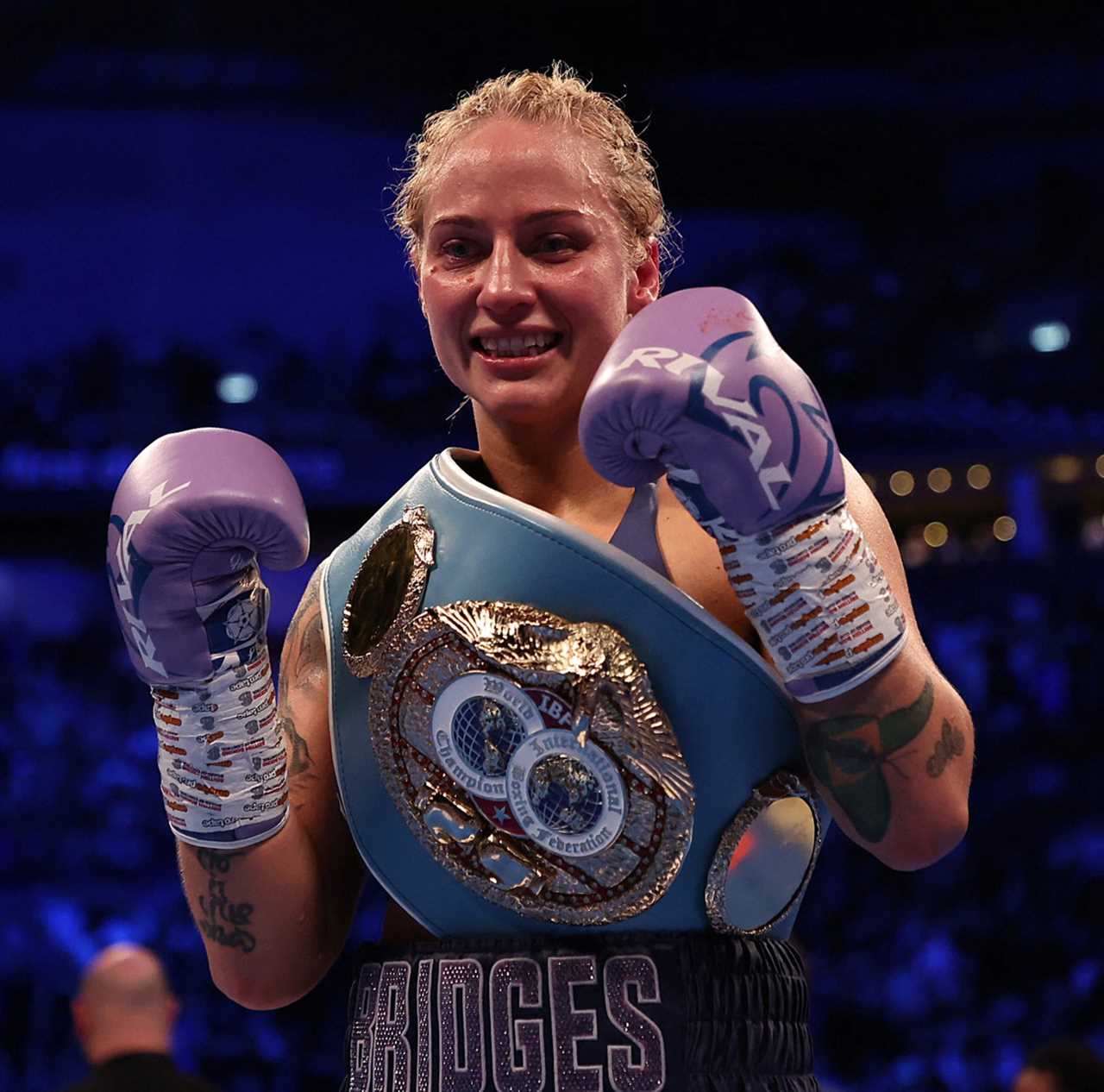 How Ebanie bridges became IBF champion. She silenced the critics and delighted her fans with sexy lingerie during weigh-ins