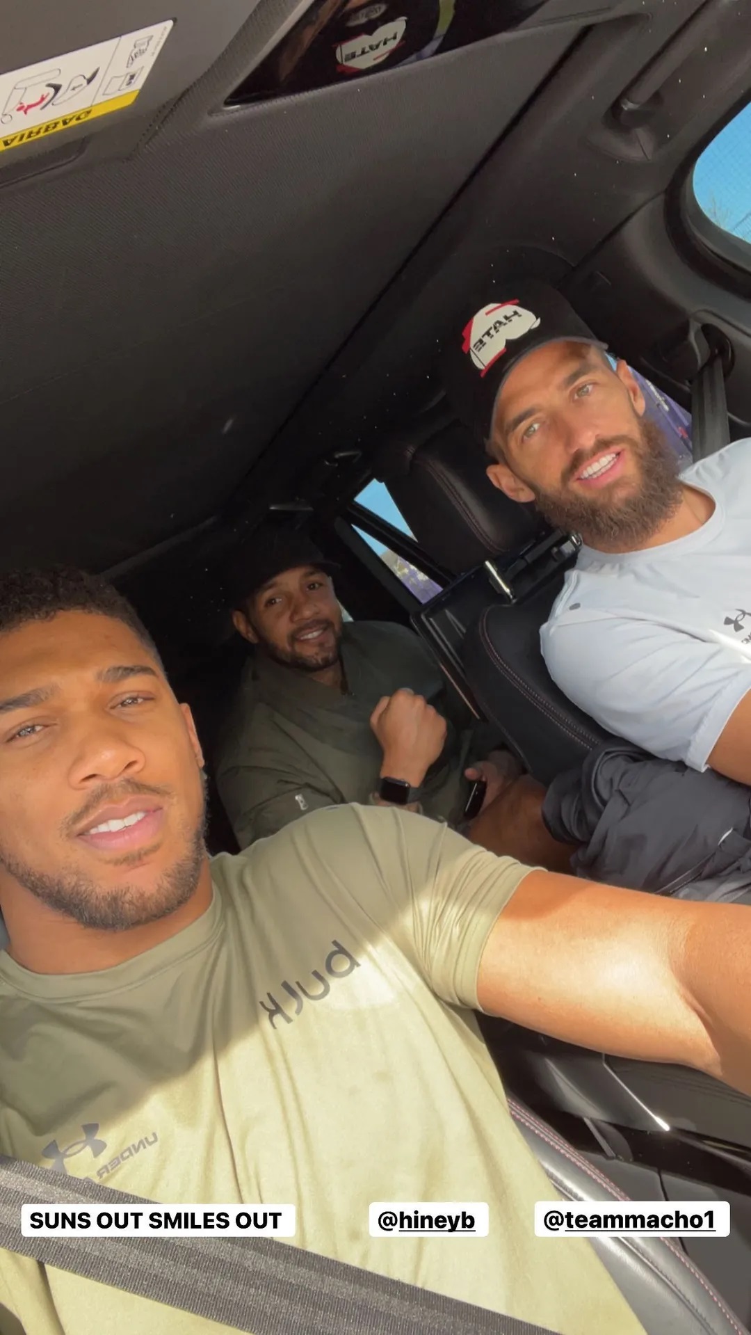 Anthony Joshua, a cheeky trainee, gives his friend a huge fright before Oleksandr Usyk's rematch.