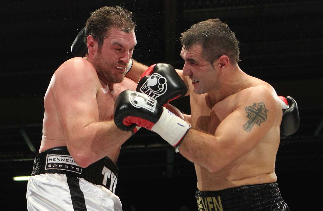 Tyson Fury's most difficult fights, starting with McDermott's 'robbery' to 47 stitches against Wallin, and then dropped by Cunningham