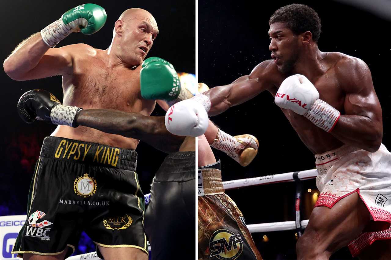 Anthony Joshua's incredible claim that he sparred with Tyson Fury, a champ, for a Rolex watch more than ten years ago