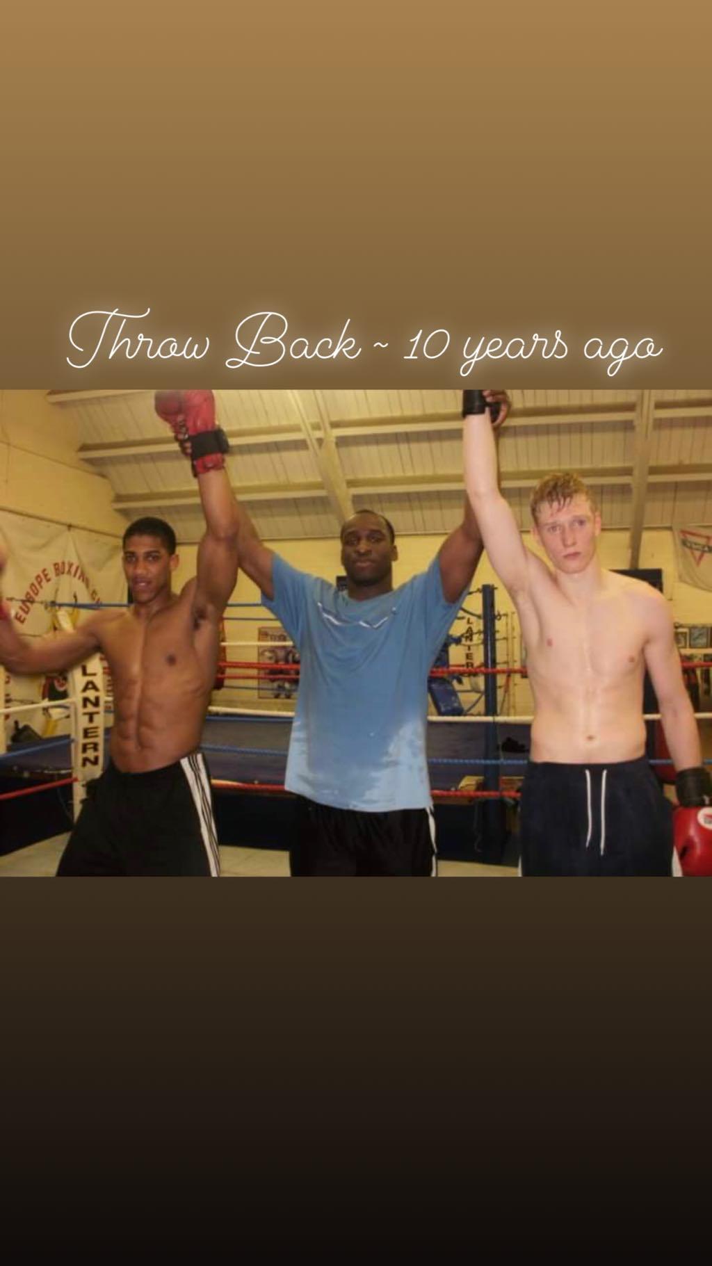 Anthony Joshua's incredible claim that he sparred with Tyson Fury, a champ, for a Rolex watch more than ten years ago