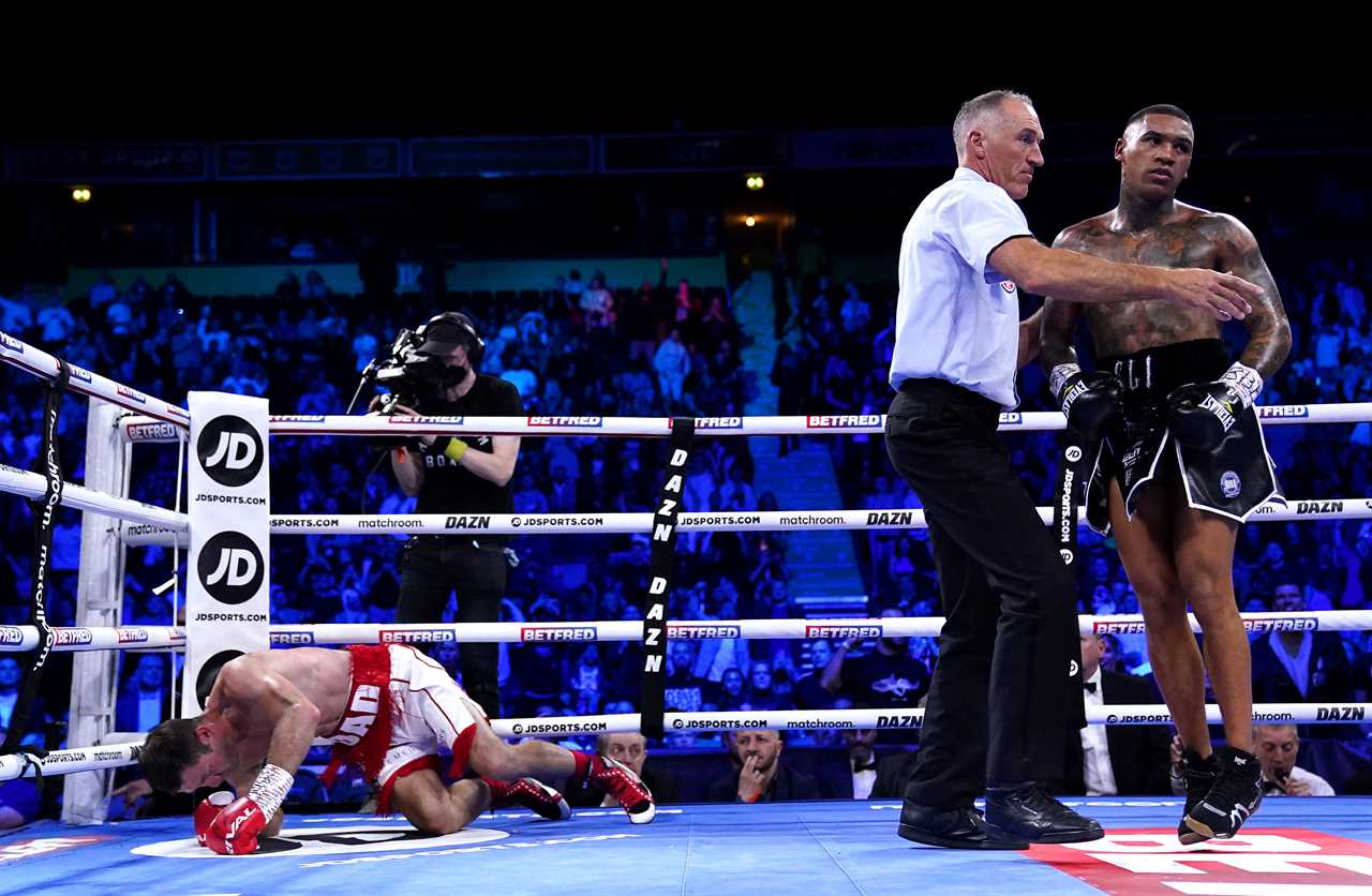 Conor Benn stops Chris van Heerden in the second round with a brilliant KO to set up summer blockbuster