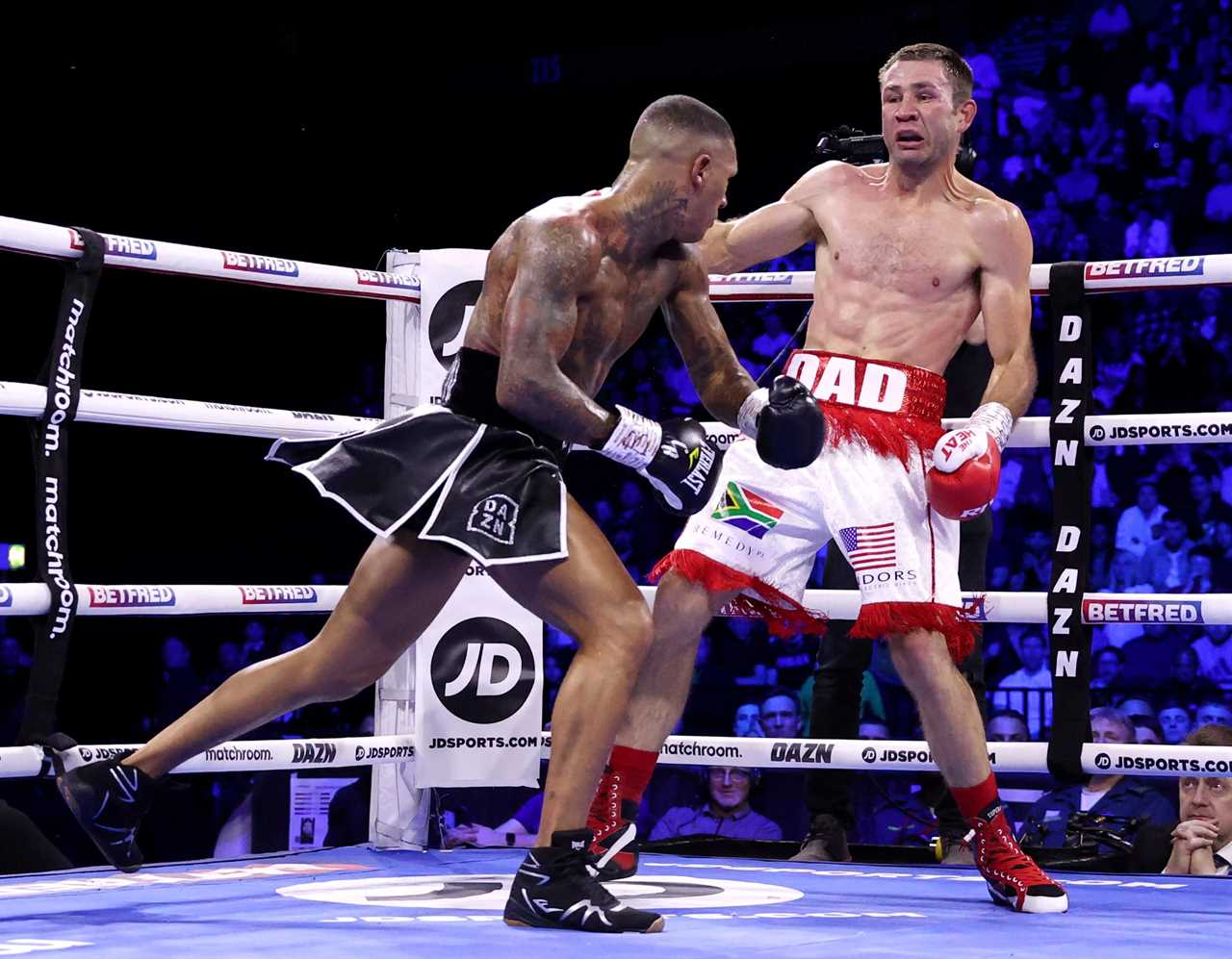 Conor Benn stops Chris van Heerden in the second round with a brilliant KO to set up summer blockbuster
