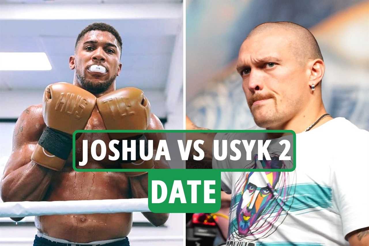 Eddie Hearn reveals that Anthony Joshua is on for Oleksandr Usyk's rematch, as he pencils in July dates
