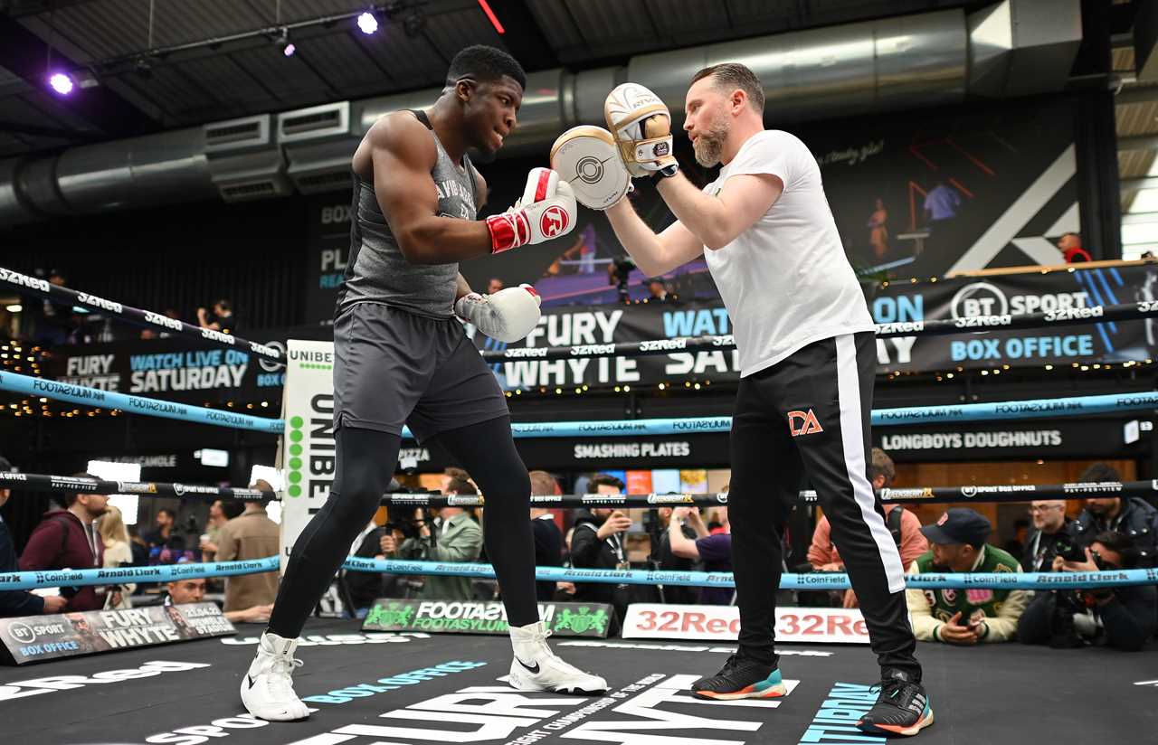 Meet David Adeleye, Tyson Fury’s unbeaten sparring partner. He will continue his rapid rise on the Dillian Whyte subcard