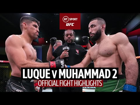 Vicente Luque v Belal Muhammad 2  Statement win for Belal!  UFC Fight Highlights