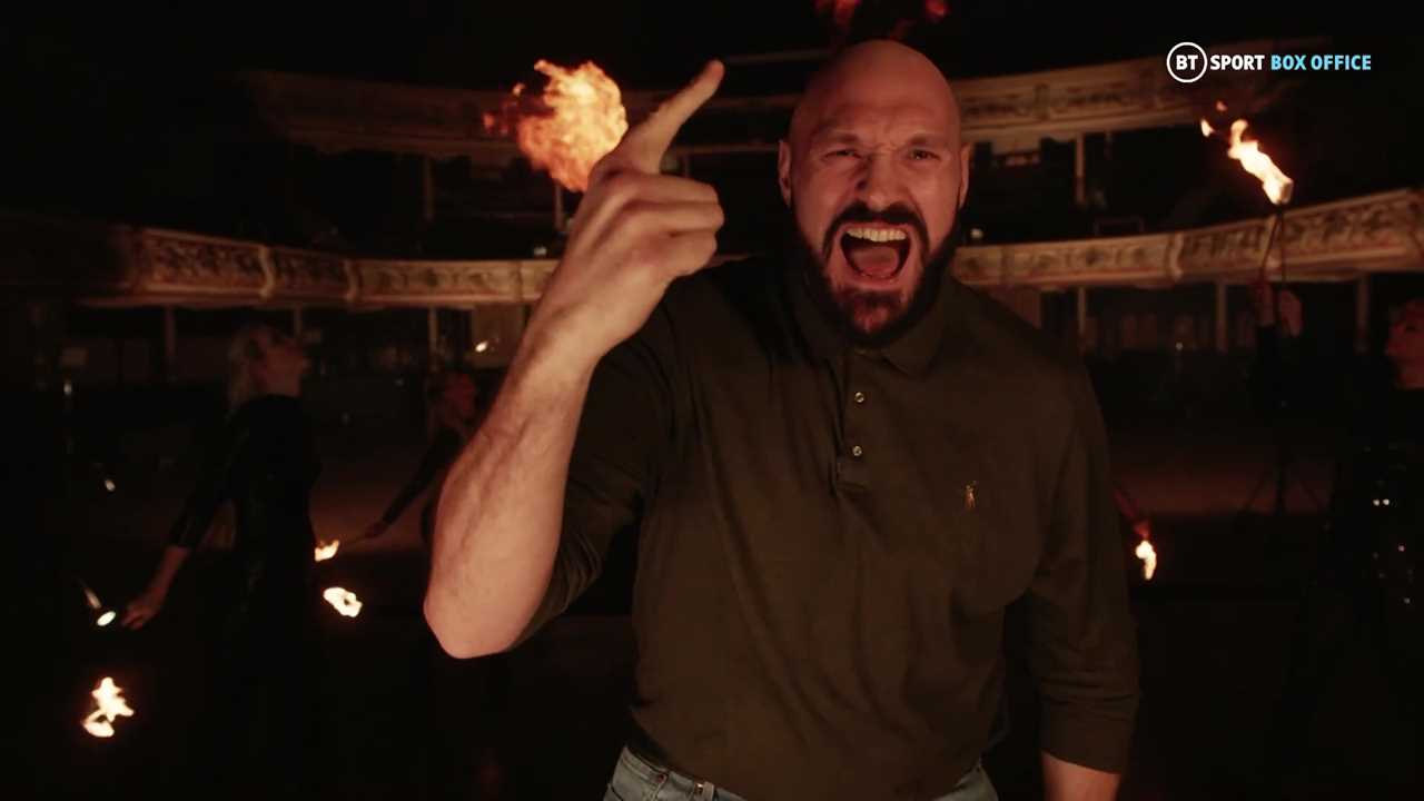 Tyson Fury and a US singer team up to create a new version of American Pie in advance of the Dillian Whyte fight