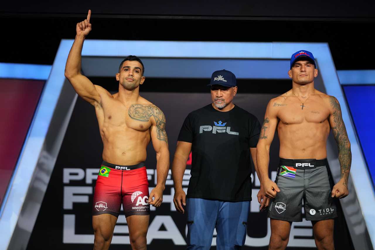 The ten PFL lightweights will be fighting it out in round 1 of the winner-take-all $1m season, from an ex-UFC champ and pro boxer