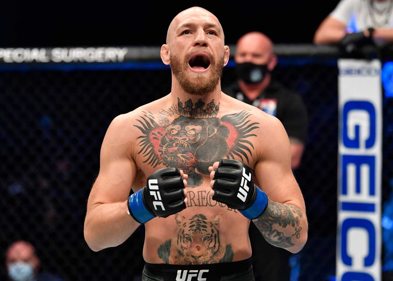 Conor McGregor, UFC star, puffs on a sofa and wishes his fans a 'happy420 day' before the ring returns
