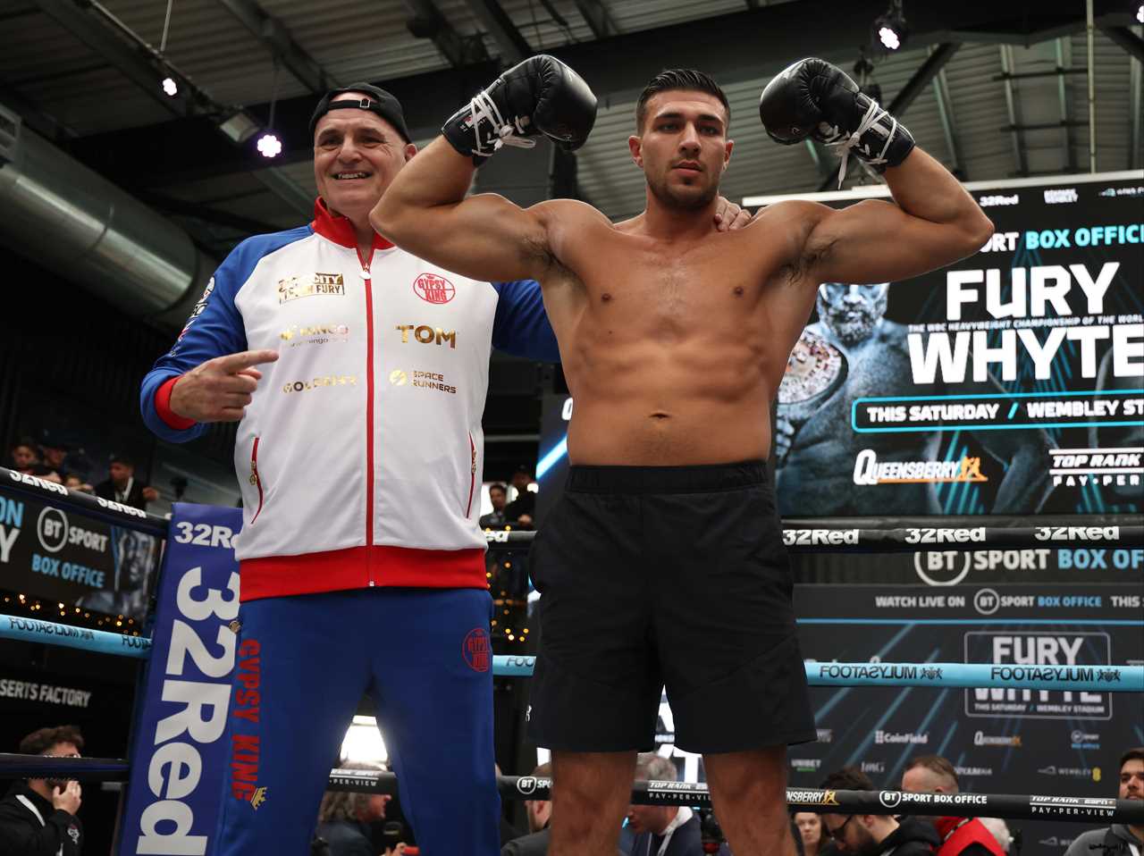 Tommy Fury's training camp in Tommy Fury for Tyson v DillianWhyte undercard. He vows to give a'masterclass.