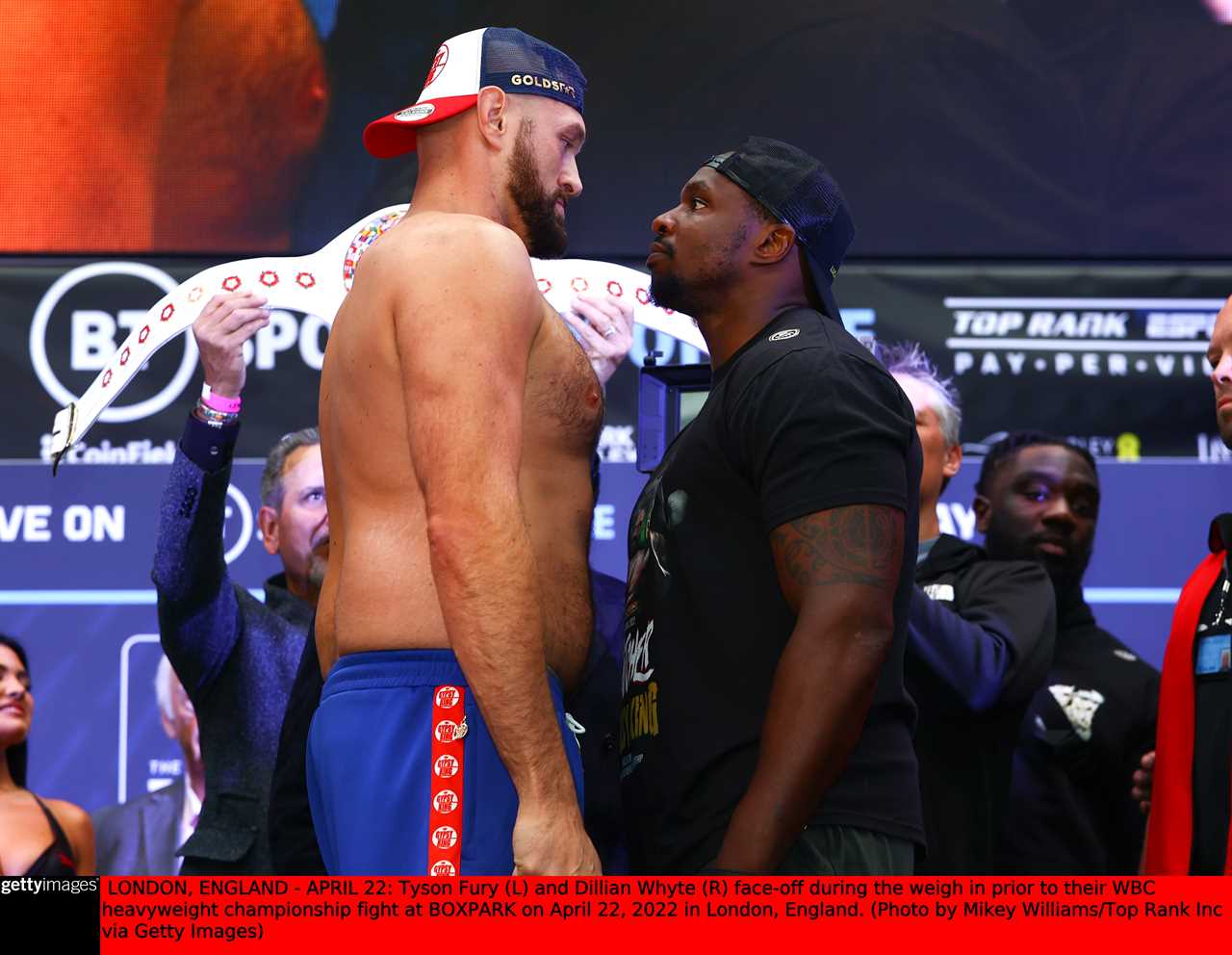 How Tyson Fury feels when he is in the ring with you and how Dillian Whyte has to fight for upset