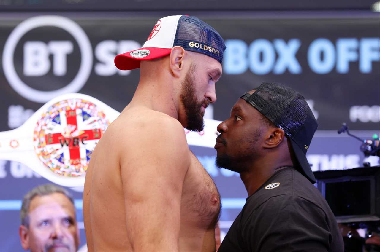 How Tyson Fury feels when he is in the ring with you and how Dillian Whyte has to fight for upset