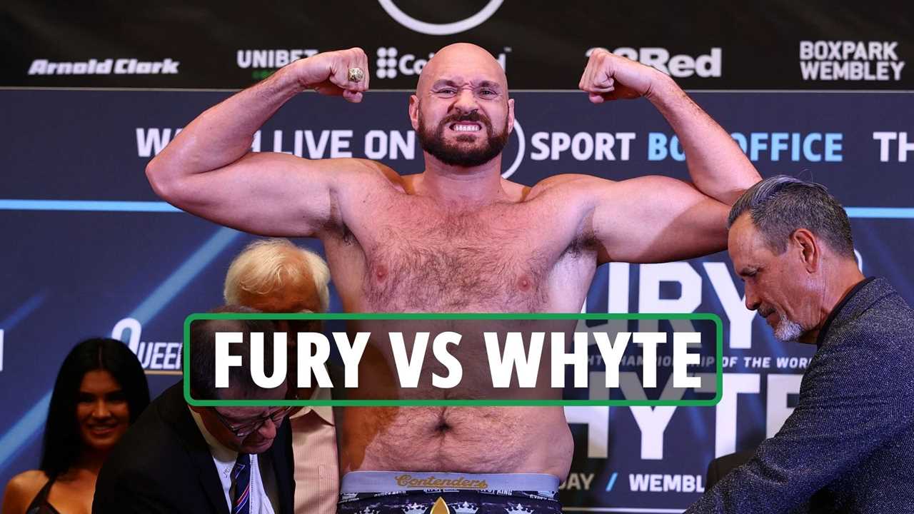 Tyson Fury vs Dillian Youte begin time TONIGHT -- ring walk time heavyweight clash
