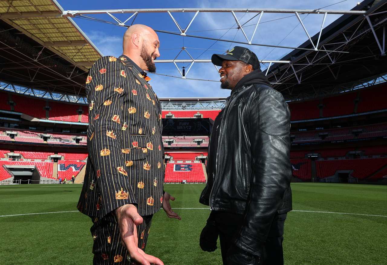Tyson Fury vs Dillian Howte is finally here. 94,000 people are lining up at Wembley to witness the biggest British fight in nearly 29 years.