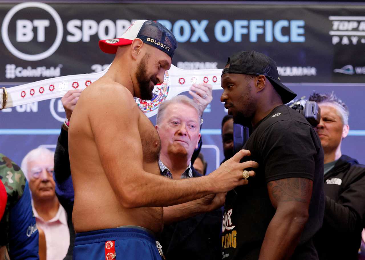 Tyson Fury vs Dillian Howte is finally here. 94,000 people are lining up at Wembley to witness the biggest British fight in nearly 29 years.