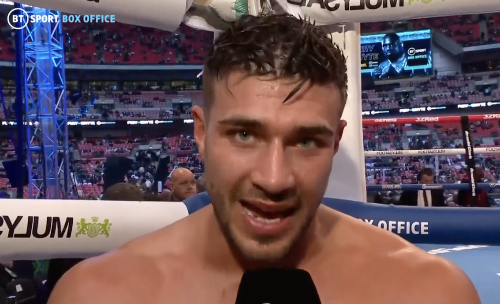 BT Sport cuts sound from Tommy Fury interview following win over Daniel Bocianski: Fans baffled