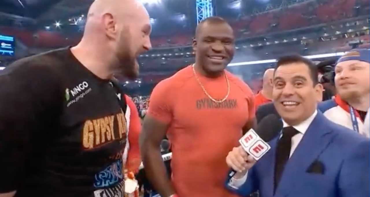 ESPN had to apologize for the X-rated Tyson Fury interview and Francis Ngannou interview, which was prompted by expletives and penis jokes.