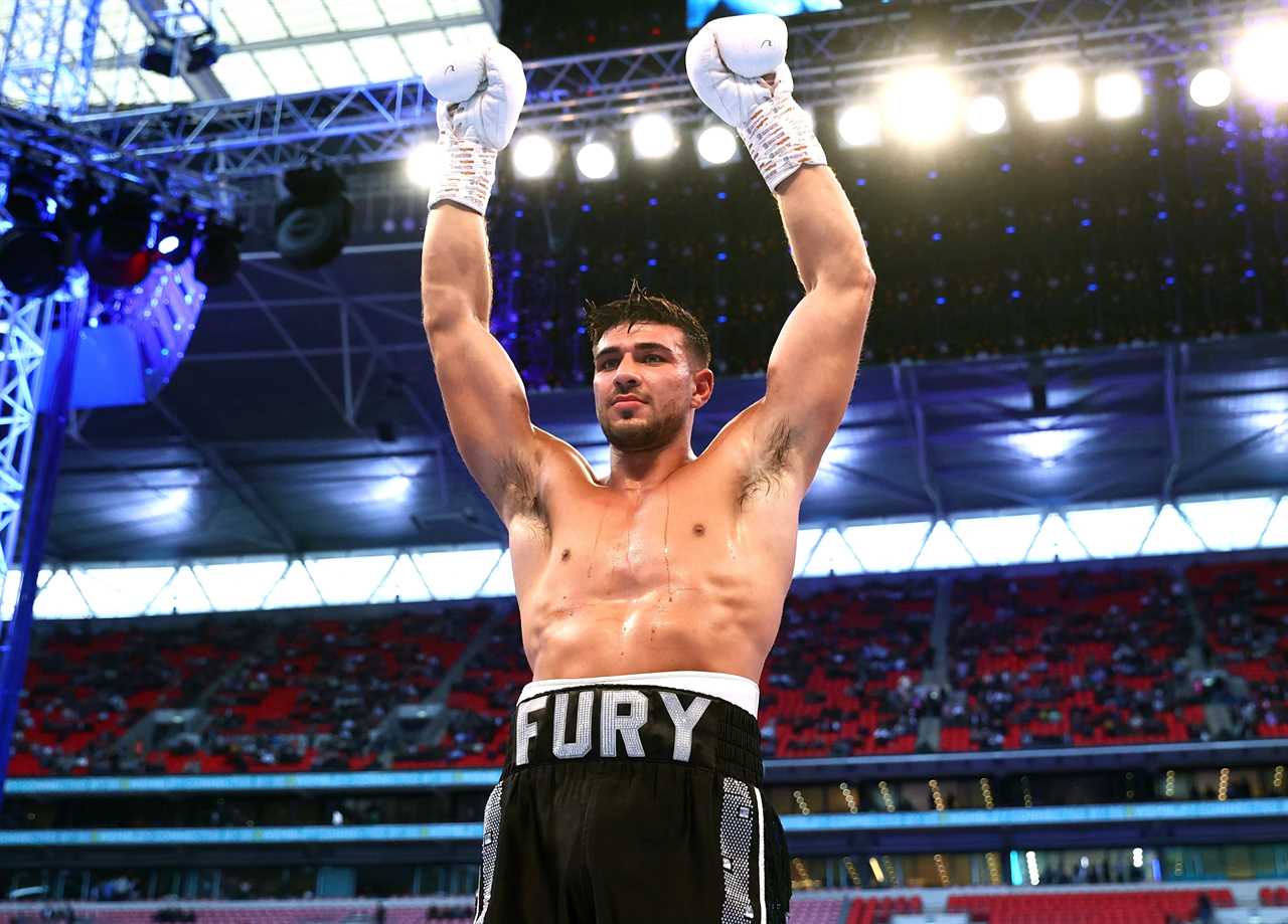 Tommy Fury predicted Tyson's win in the sixth round over Dillian Whyte, before executing an incredible KO