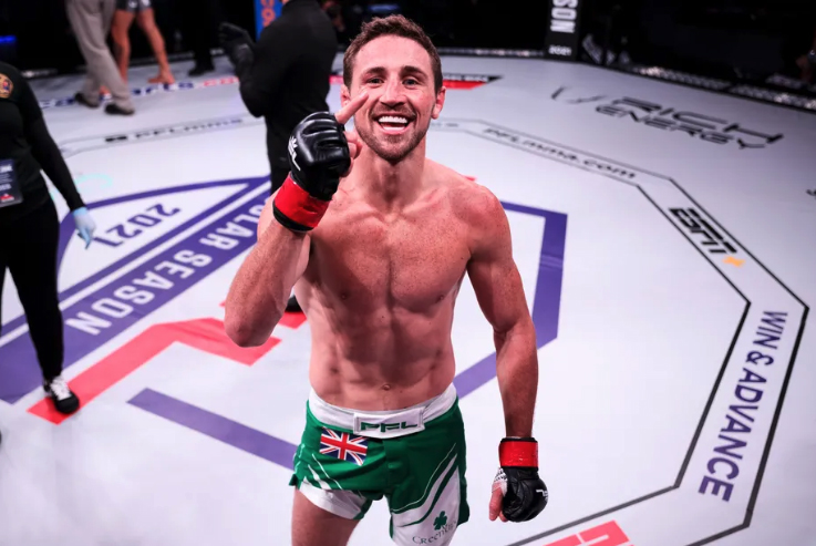 Brendan Loughnane, a British MMA fighter, dreams of bringing an army of fans to Las Vegas with him like Ricky Hatton, the boxing legend.
