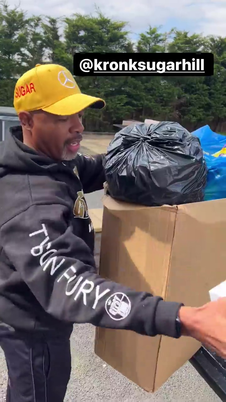 Tyson Fury is 'back to real' as he rides the BINS in Morecambe with SugarHill Steward