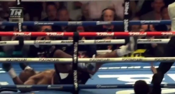 Dillian Whyte claims that Tyson Fury smashed his head on the canvas when he was pushed by a rival. New footage shows Tyson Fury's KO.