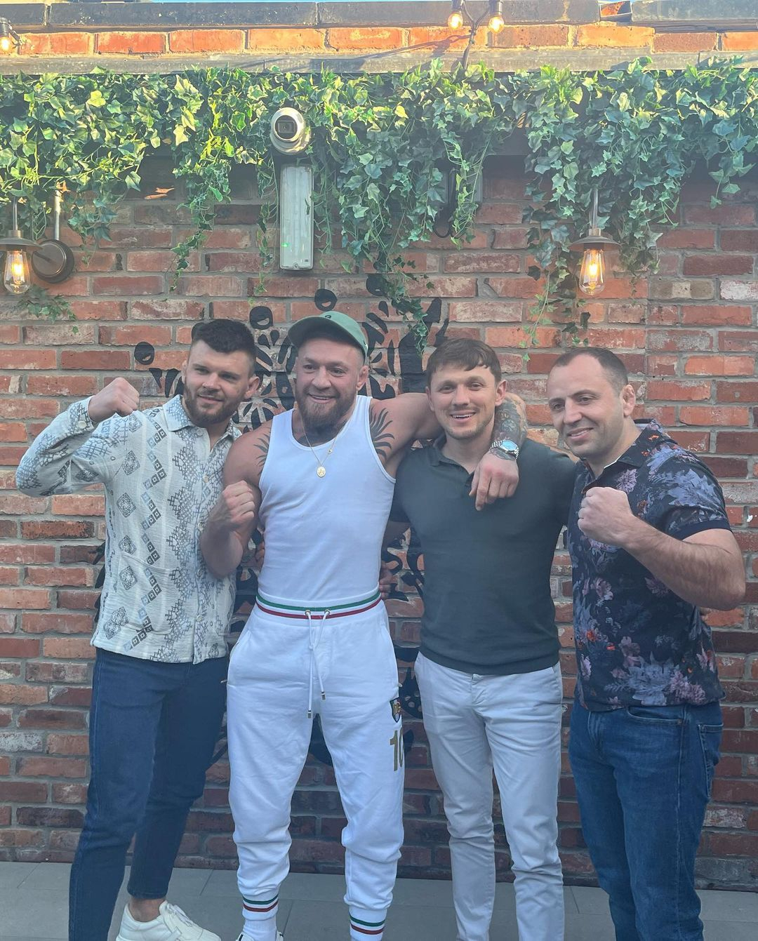 Conor McGregor steps up training regime as UFC star works up sweat in gym and looks hench ahead of return from injury