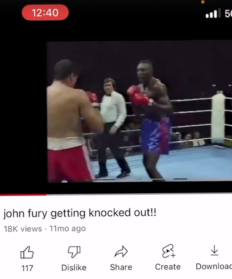 Jake Paul brutally trolling John Fury's ***' fighter'with clips of him being knocked out and claims Tommy's father had a 'glass jaw'