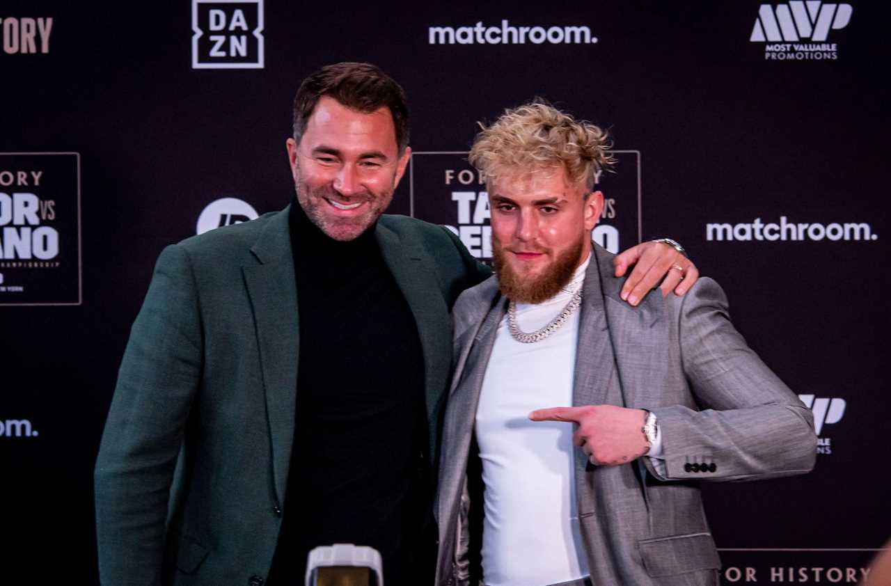 Jake Paul claims that he beats Eddie Hearn with less than ten bouts. Olympian Cheavon Clare is being offered.