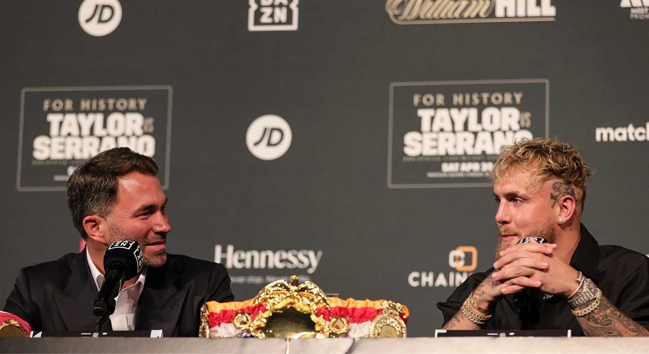Jake Paul claims that he beats Eddie Hearn with less than ten bouts. Olympian Cheavon Clare is being offered.
