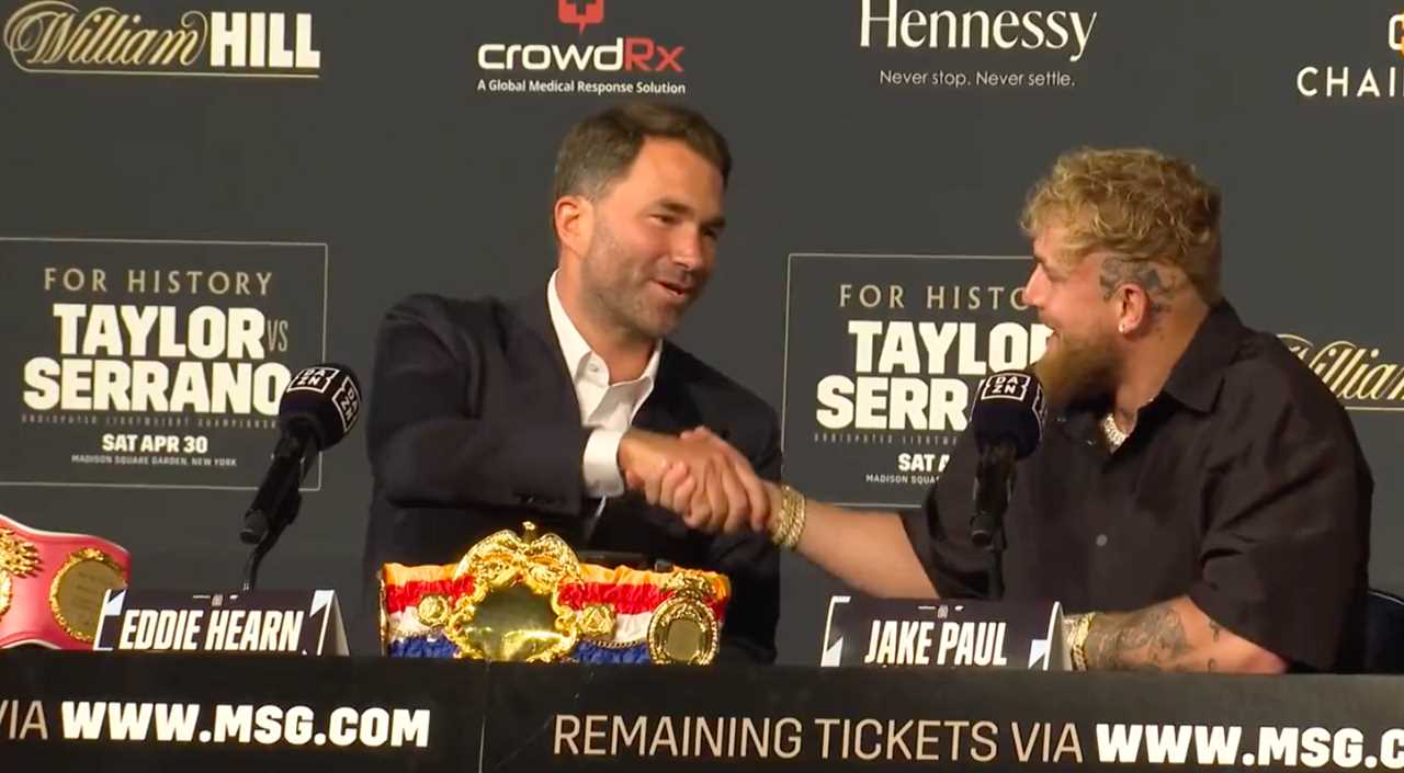 The moment Eddie Hearn tells Jake Paul that he will never win the world title and is still waiting to fight a'real fighter,' is brutal.