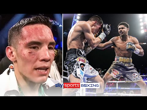 He was the stronger fighter tonight! Oscar Valdez reacts after his loss to Shakur Stevenson