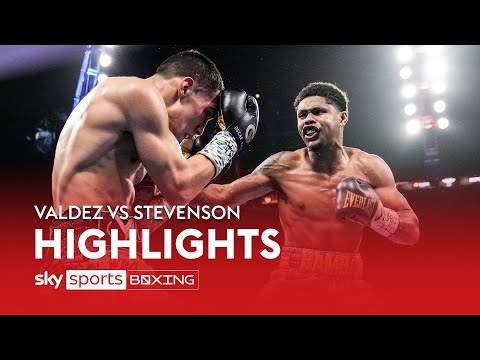 HIGHLIGHTS! Oscar Valdez vs Shakur Stephenson Super-featherweight Showdown