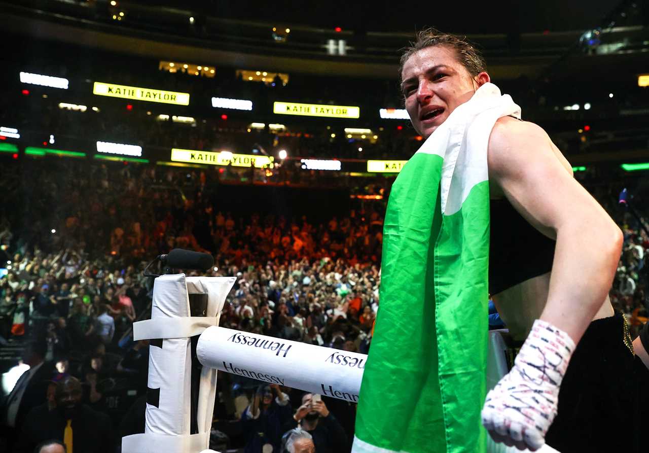 Jake Paul and Eddie Hearn had to cancel a $1m bet on Katie Taylor against Amanda Serrano, but they came up with a new wager