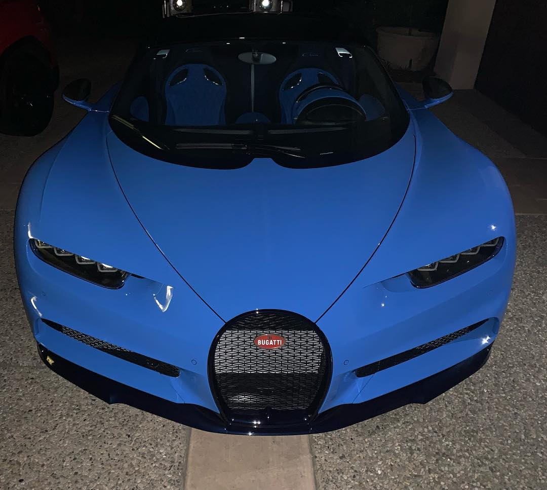Canelo Alvarez has an insane collection of cars, including a blue Bugatti Chiron and a PS2m LaFerrari.