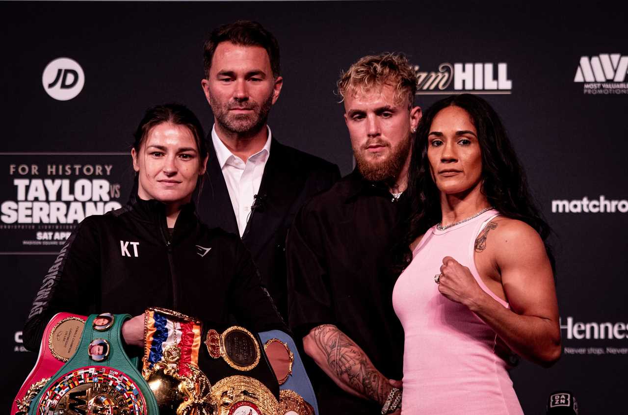 Eddie Hearn announces new Taylor vs Serrano Bet where Jake Paul will fight a promoter of his choice