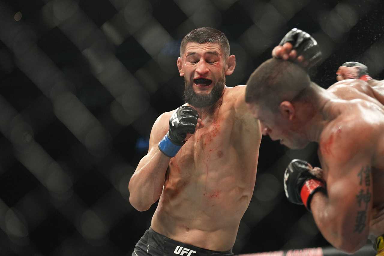 UFC 273 fight card LEAKED with Nate Diaz set to make a sensational return against Khamzat Chimiaev