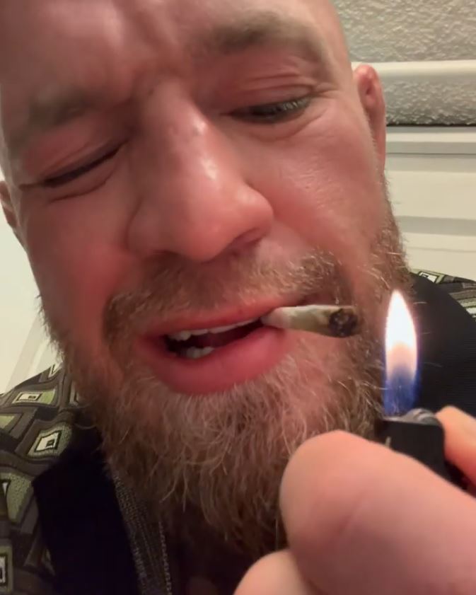 Conor McGregor is worried about his fans, while looking worse while smoking a joint despite being trained for the UFC return