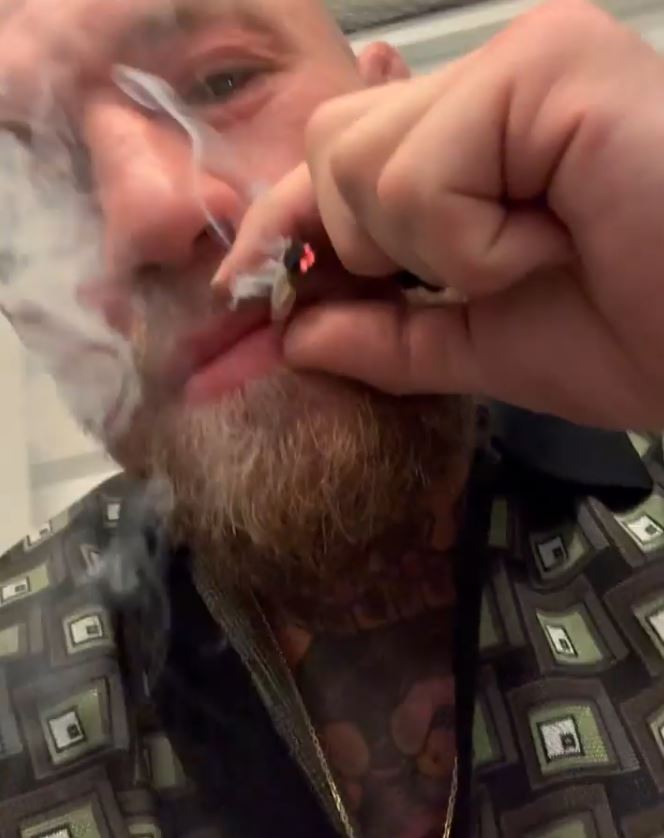 Conor McGregor is worried about his fans, while looking worse while smoking a joint despite being trained for the UFC return