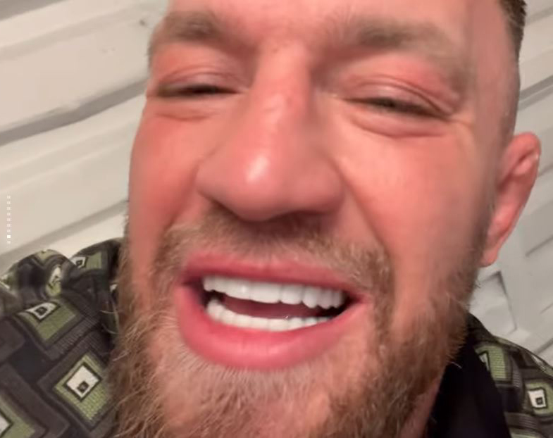 Conor McGregor is worried about his fans, while looking worse while smoking a joint despite being trained for the UFC return