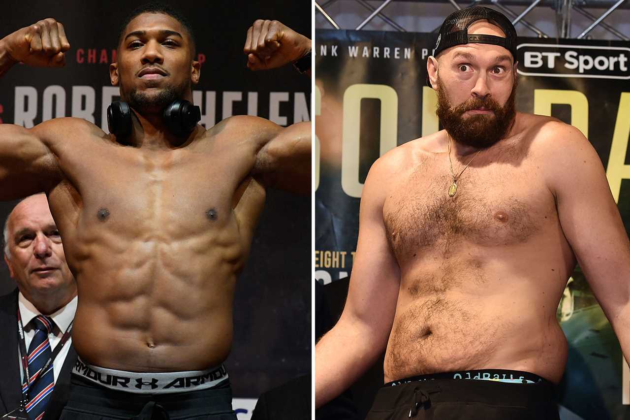 Anthony Joshua bumps into Dillian Whyte in street as pair agree to rematch after ‘getting back to winning ways’