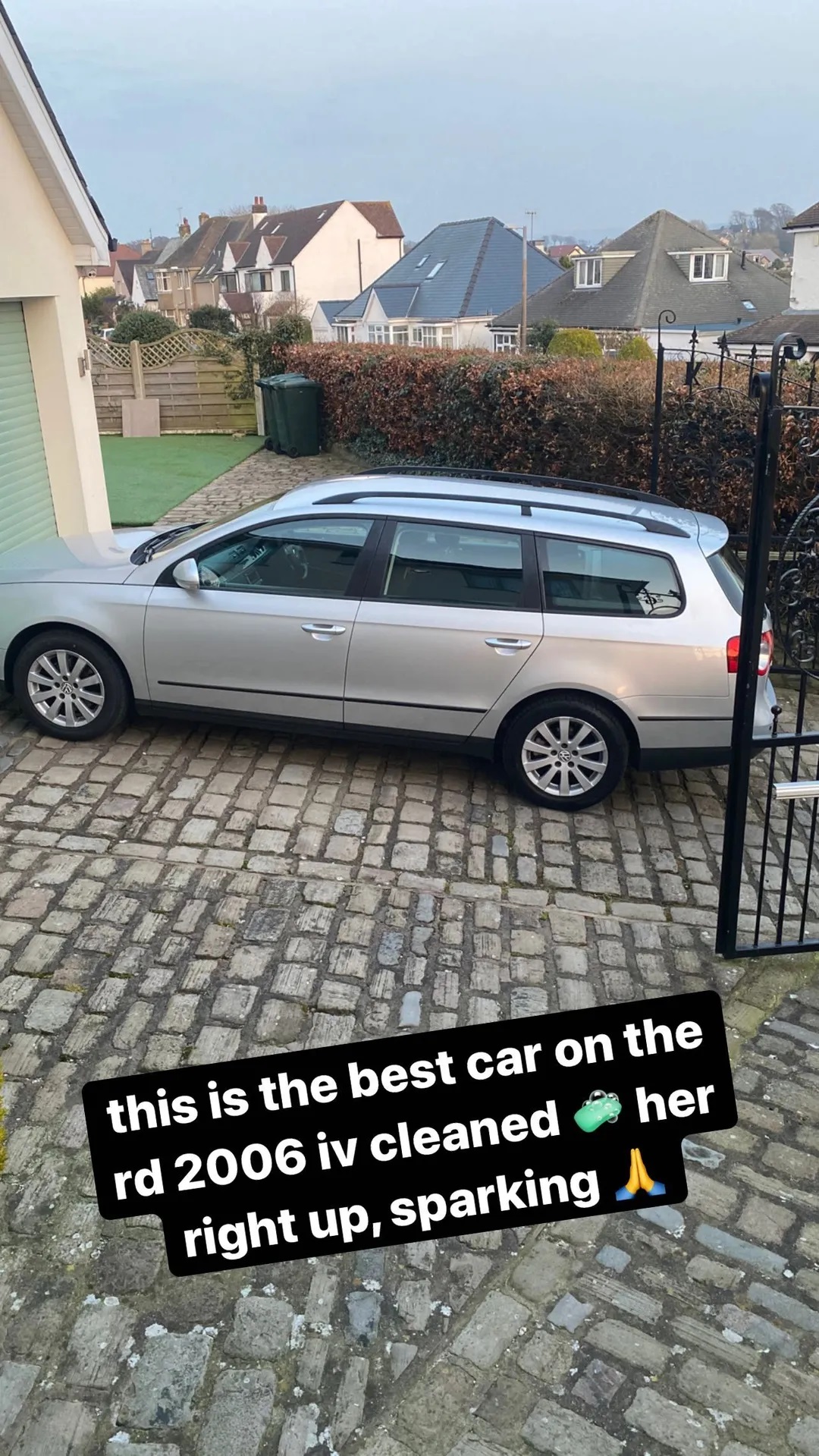 Tyson Fury washes his PS20k VW Passat after he spent PS140k on a new Porsche