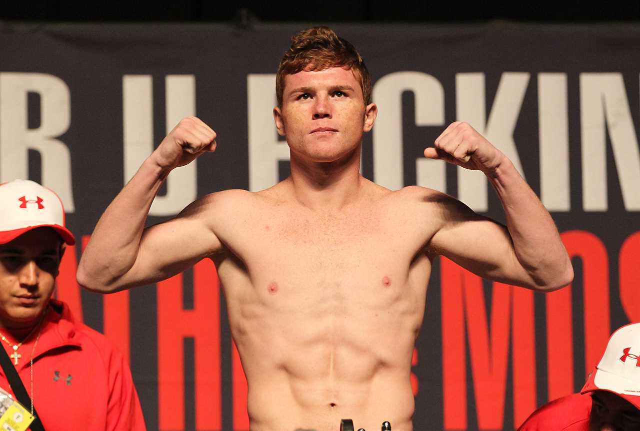Canelo Alvarez is not recognisable as a scrawny fighter in throwback photos as Mexican bulks up to Bivol test