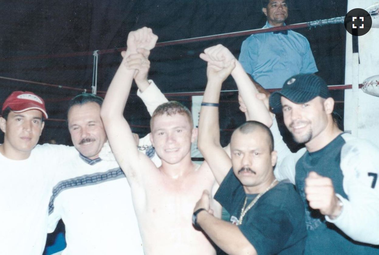 Canelo Alvarez is not recognisable as a scrawny fighter in throwback photos as Mexican bulks up to Bivol test