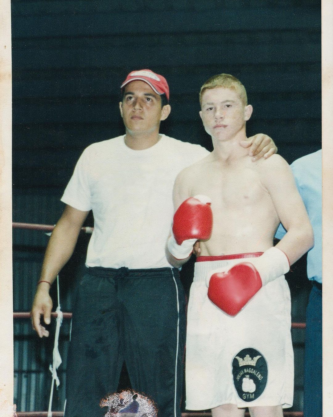 Canelo Alvarez is not recognisable as a scrawny fighter in throwback photos as Mexican bulks up to Bivol test
