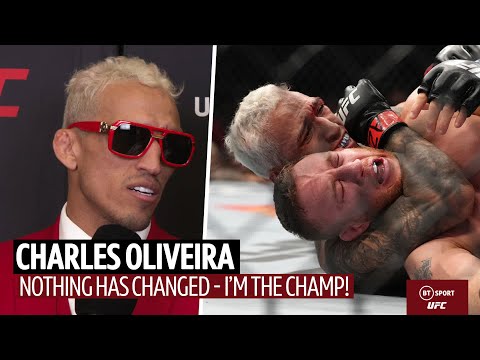 Nothing has changed! Charles Oliveira celebrates Dramatic UFC 274 victory!