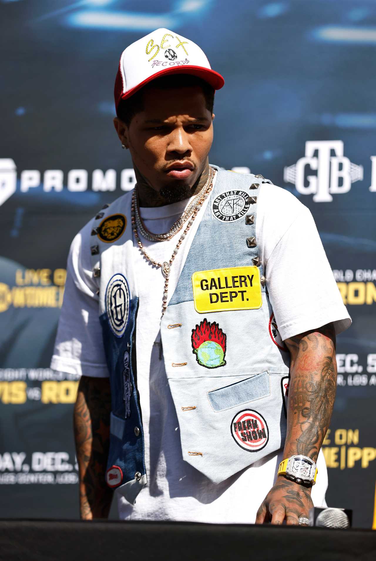 Inside Gervonta Davis’ lavish lifestyle, including huge jewellery collection, Michael Jackson tattoo and custom tank car